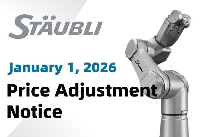 Stäubli 2026 Price Adjustment Notice
